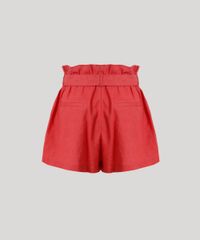 Short-Feminino-Clochard-com-Linho-e-Faixa-de-Amarrar-Coral-9182748-Coral_6 Short-Feminino-Clochard-com-Linho-e-Faixa-de-Amarrar-Coral-9182748-Coral_6
