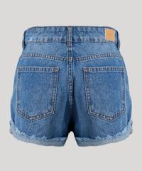 Short-Jeans-Feminino-Boy-com-Bandana-Estampada-de-Poa-Azul-Claro-9217865-Azul_Claro_6