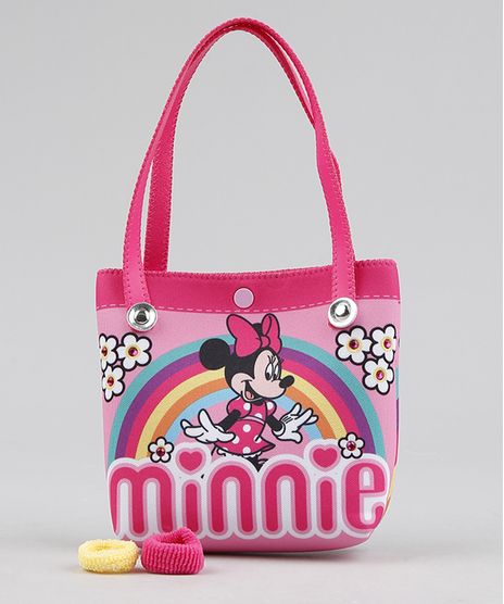 Bolsa-Infantil-Minnie---Elasticos-de-Cabelo-Rosa-9239119-Rosa_1