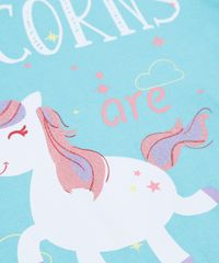 Pijama-Infantil-Unicornio-com-Glitter-Manga-Curta-Azul-9288066-Azul_4