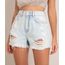 Short-Jeans-Feminino-Mom-Cintura-Super-Alta-Destroyed-com-Barra-Desfiada-Azul-Claro-9966760-Azul_Claro_1