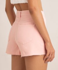 short-mom-de-sarja-cintura-super-alta-barra-a-fio-rosa-claro-1013033-Rosa_Claro_2