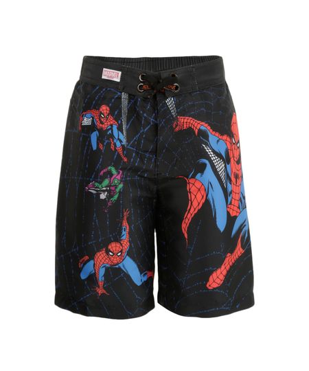 Bermuda-Estampada-Homem-Aranha-Preta-7962452-Preto_1