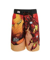 Bermuda-Estampada-Homem-de-Ferro-Vermelha-7962532-Vermelho_1