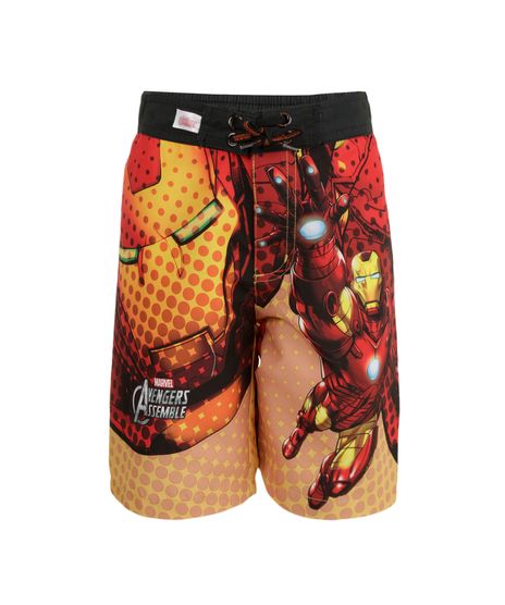 Bermuda-Estampada-Homem-de-Ferro-Vermelha-7962532-Vermelho_1