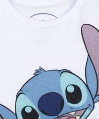 Conjunto-Camiseta-com-Estampa-Stitch---Short--Branco-8157577-Branco_3