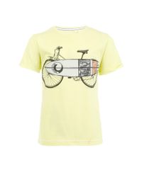 Camiseta-com-Estampa-de-Bicicleta-Amarela-8154428-Amarelo_1