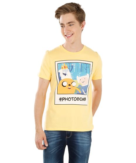 Camiseta-com-Estampa-Hora-de-Aventura-Amarela-8089864-Amarelo_1