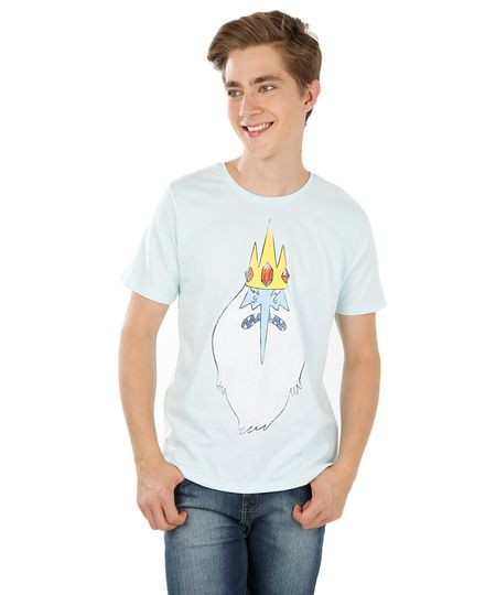 Camiseta-com-Estampa-Hora-de-Aventura-Azul-Claro-8124215-Azul_Claro_1
