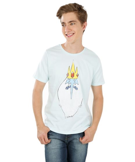 Camiseta-com-Estampa-Hora-de-Aventura-Azul-Claro-8124215-Azul_Claro_1