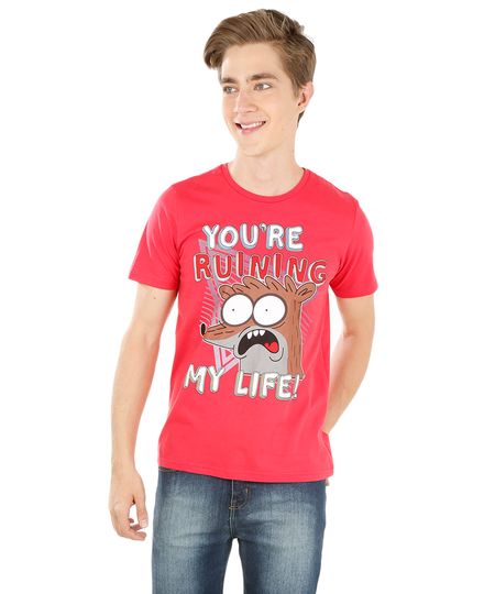 Camiseta-com-Estampa-Apenas-um-Show-Vermelha-8089976-Vermelho_1