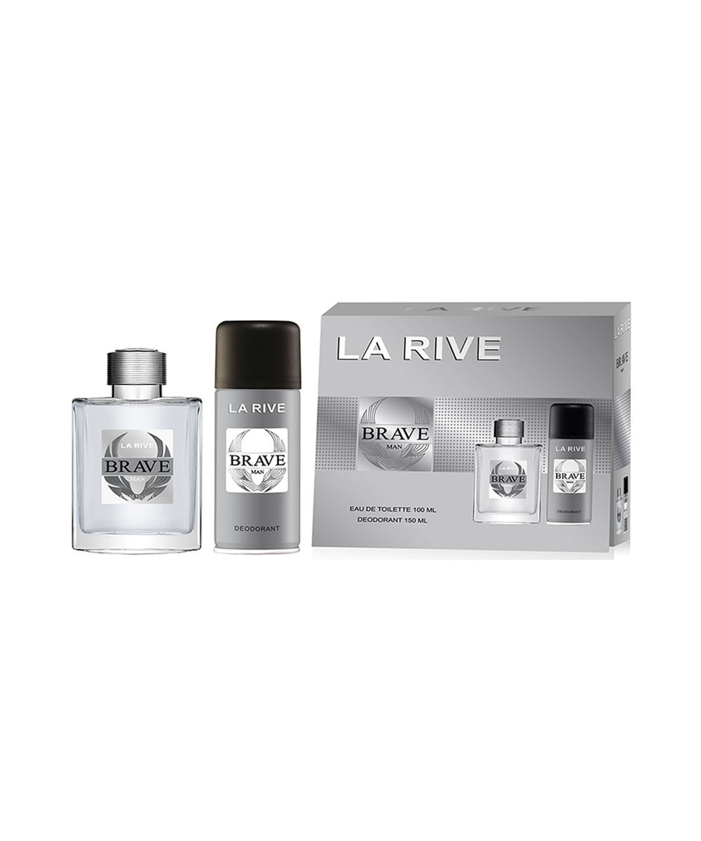 Kit La Rive Brave Masc Edt 100 Ml + Desod Masc 150 Ml Único