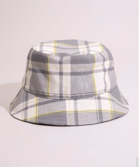 Chapeu-Bucket-Hat-Feminino-Mindset-Estampado-Xadrez-Bege-Claro-9983096-Bege_Claro_1