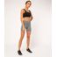 Bermuda de Academia Legging Ace Cinza Mescla