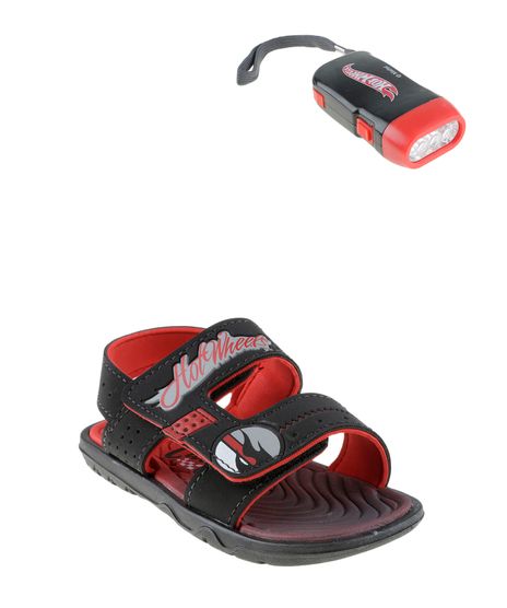 Kit-de-Sandalia-Papete-Grendene---Lanterna-Hot-Wheels-Preta-8168701-Preto_1