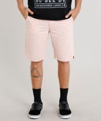 Bermuda-Masculina-Listrada-com-Cordao-e-Bolsos-Coral-9293529-Coral_1