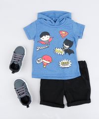 Camiseta-Infantil-Liga-da-Justica-com-Capuz-Manga-Curta-Azul-9303022-Azul_3