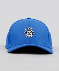 Bone-Masculino-Kings-Sneakers-Monkey-Aba-Curva-com-Bordado-Azul-Royal-9327697-Azul_Royal_1
