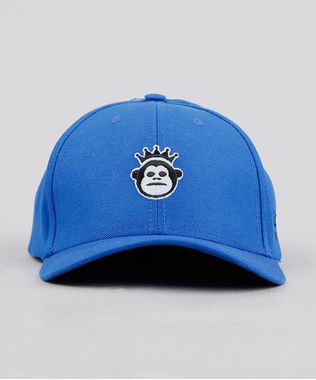 Bone-Masculino-Kings-Sneakers-Monkey-Aba-Curva-com-Bordado-Azul-Royal-9327697-Azul_Royal_1