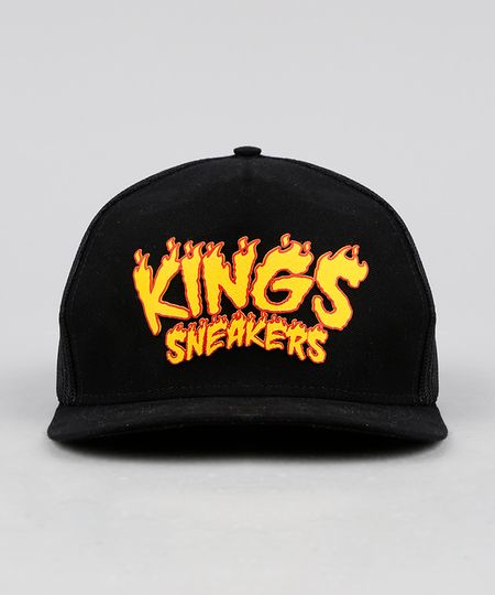 Bone-Masculino-Kings-Sneakers-Aba-Reta-com-Tela-Preto-9303065-Preto_1