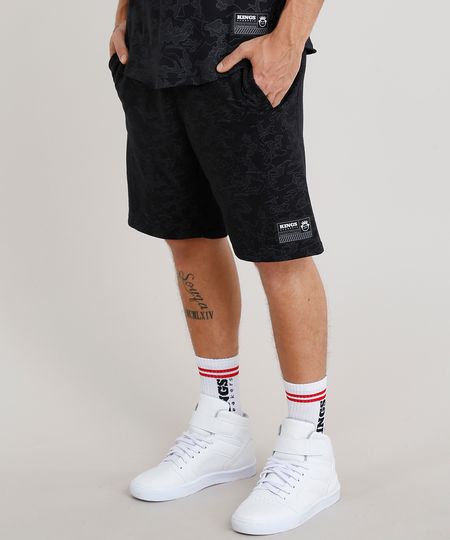Bermuda-Masculina-Kings-Sneakers-em-Moletom-Estampada-Camuflada-Preta-9294763-Preto_1 Bermuda-Masculina-Kings-Sneakers-em-Moletom-Estampada-Camuflada-Preta-9294763-Preto_1