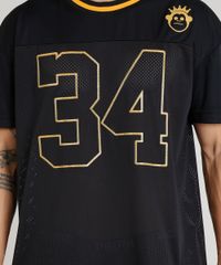 Camiseta-Masculina-Ampla-Kings-Sneakers--34--Manga-Curta-Gola-Careca-Preta-9286095-Preto_4