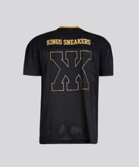 Camiseta-Masculina-Ampla-Kings-Sneakers--34--Manga-Curta-Gola-Careca-Preta-9286095-Preto_6