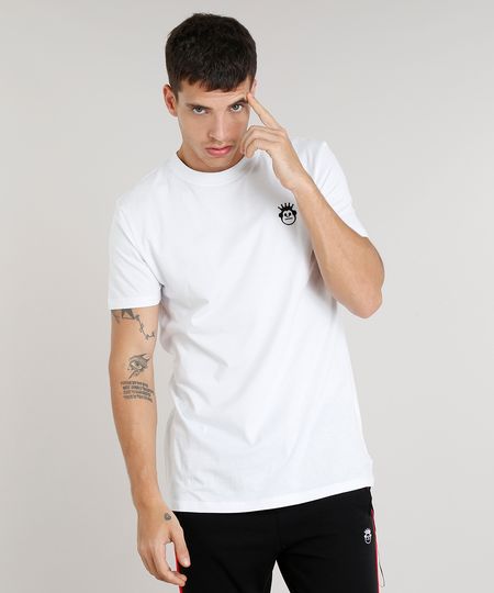 Camiseta-Masculina-Kings-Sneakers-com-Chaveiro-Manga-Curta-Gola-Careca-Branca-9285484-Branco_1 Camiseta-Masculina-Kings-Sneakers-com-Chaveiro-Manga-Curta-Gola-Careca-Branca-9285484-Branco_1