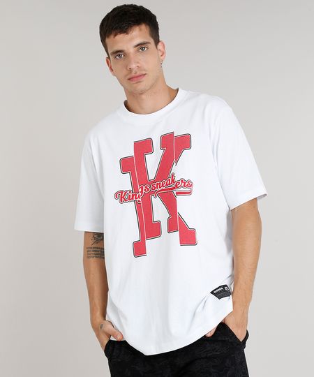Camiseta-Masculina-Kings-Sneakers-Manga-Curta-Gola-Careca-Branca-9285488-Branco_1