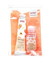 Kit-Creme-Hidratante-Para-Maos---Alcool-Em-Gel-Antisseptico-Pessego-Kiss-NY-Unico-1016463-Unico_1