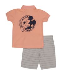 Conjunto-de-Polo-Mickey---Bermuda-Coral-8015582-Coral_2