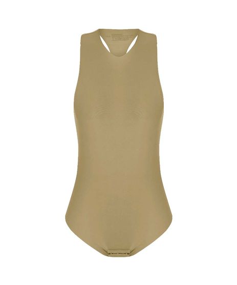 body feminino modelador plie 50415 - bege - C&A