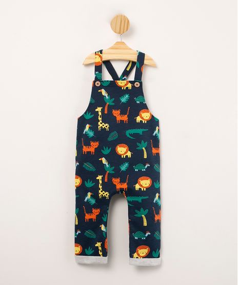 jardineira-infantil-de-moletom-estampada-animais-na-selva-azul-marinho-9997851-Azul_Marinho_1