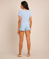 conjunto-basico-de-camiseta-manga-curta-decote-redondo---short-azul-claro-1008090-Azul_Claro_2