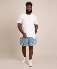 camiseta-plus-size-basica-banga-curta-gola-V-branca-9980046-Branco_1_3