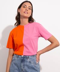 t-shirt-de-algodao-bicolor-manga-curta-decote-redondo-mindset-pink-1018314-Pink_1