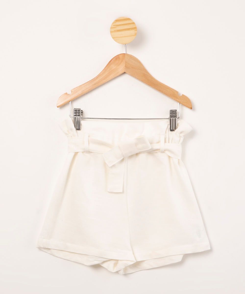 short infantil clochard off white