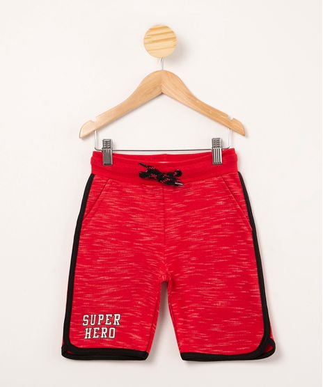 bermuda-infantil-de-moletom--super-hero--com-cordao-vermelha-1010841-Vermelho_1