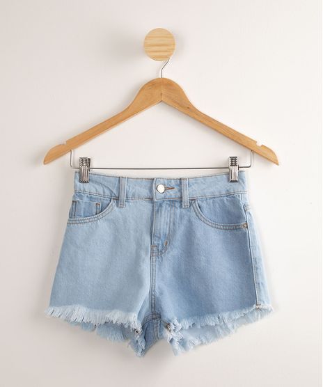 Short-Juvenil-Jeans-com-Barra-Desfiada-Azul-Claro-1001186-Azul_Claro_1