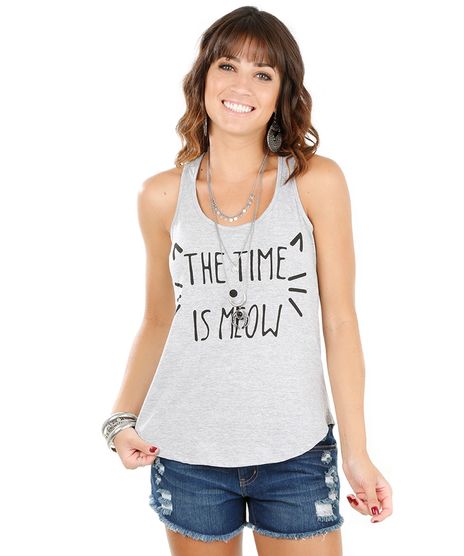 Regata-Nadador--The-Time-is-Meow--Cinza-8144267-Cinza_1