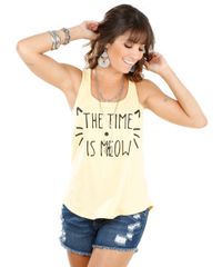 Regata-Nadador--The-Time-is-Meow--Amarela-8144267-Amarelo_1