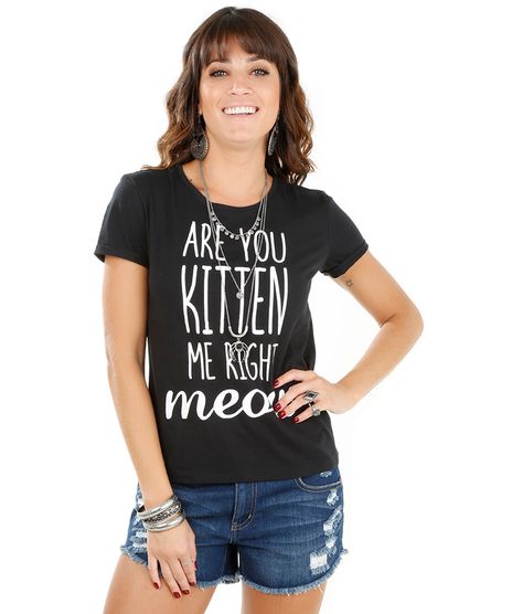 Blusa-com-Estampa--Are-You-Kitten-me-Right-Meow---Preta-8144226-Preto_1