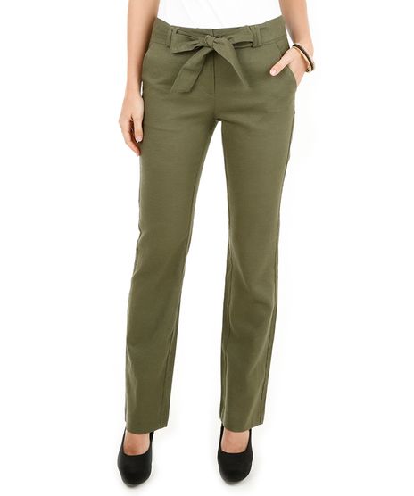 Calca-Reta-de-Linho-Verde-Militar-8045270-Verde_Militar_1