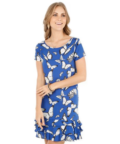 Vestido-Estampado-de-Borboletas-Azul-8069422-Azul_1