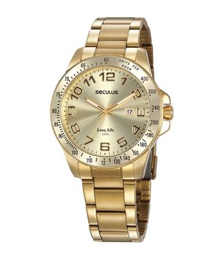 Kit-de-Relogio-masculino-seculus-analogico---canivete-dourado-1021538-Dourado_1