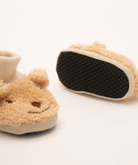 Pantufa-Infantil-de-Urso-com-Orelhinhas-Bege-9255386-Bege_5