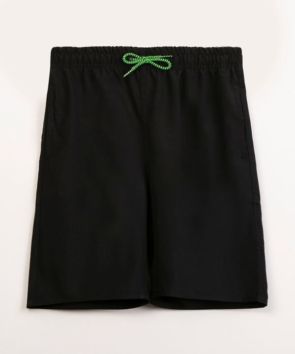 Bermuda Surf Infantil Básica Preta 12