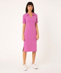 vestido-polo-midi-canelado-com-fenda-rosa-escuro-1023097-Rosa_Escuro_3