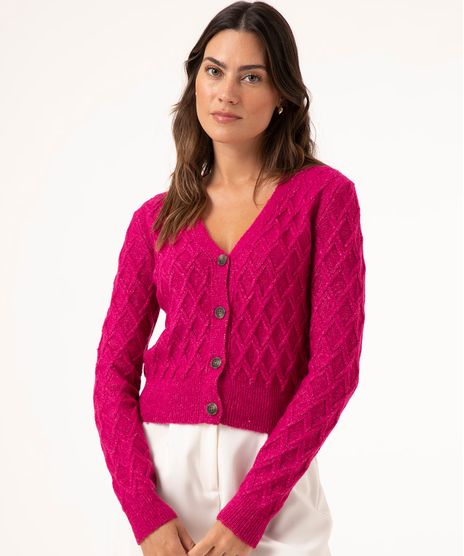 cardigan-de-trico-texturizado-decote-v-rosa-escuro-1015823-Rosa_Escuro_1