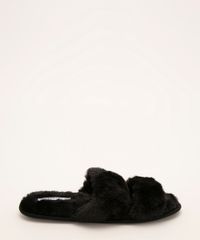 pantufa-chinelo-pelucia-faixas---preto-1005862-Preto_1